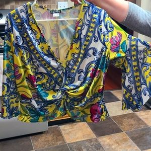 Silky, bat wing summer top